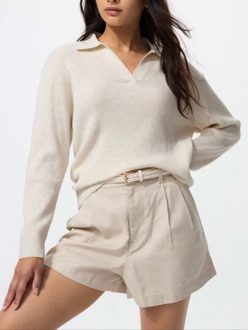 UNIQLO Ribbed Knit Sweater